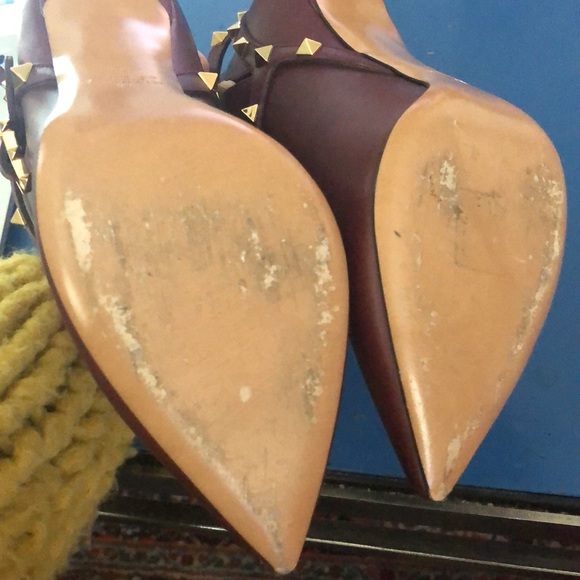 Valentino Garavani brown studded booties - Picture 7 of 9